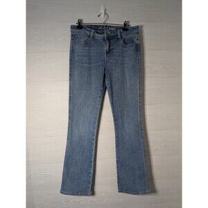 REALCO JEANS Size 10 Medium Wash Bootcut Flare Denim Stretch Pants COMFORT EUC